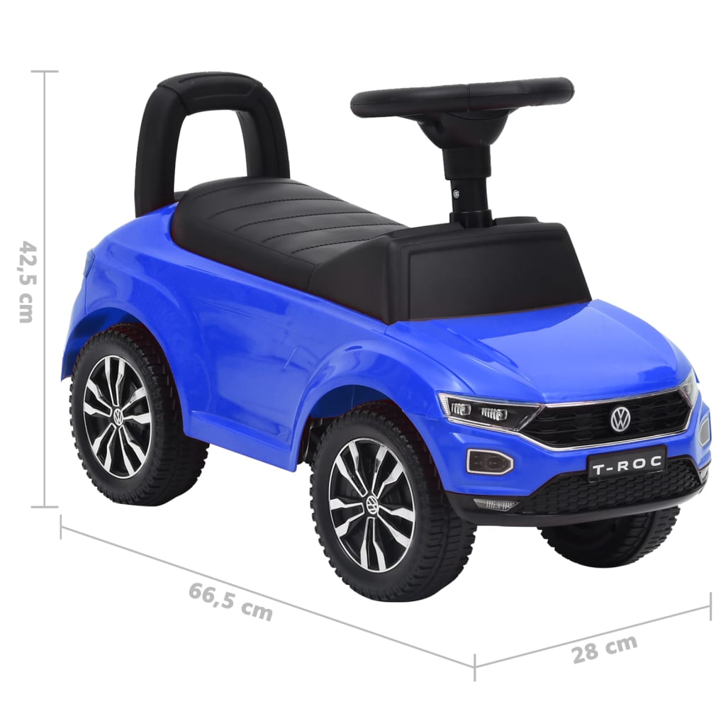 vidaXL Jeździk Volkswagen T-Roc, niebieski