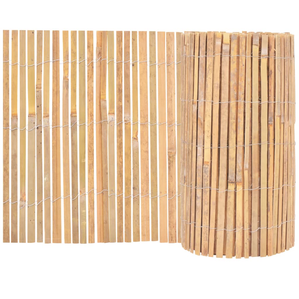 vidaXL Ogrodzenie z bambusa, 1000 x 50 cm