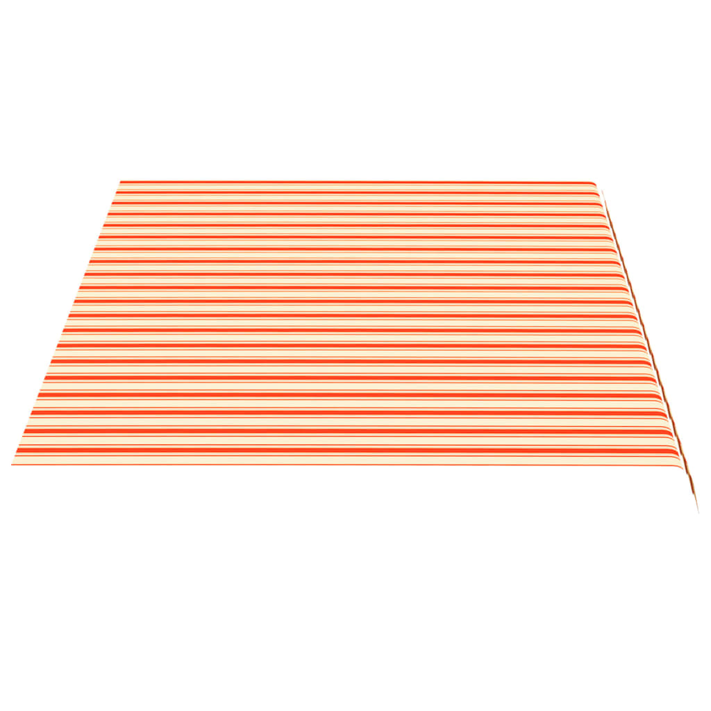 vidaXL Zapasowa tkanina na markizę, żółto-pomarańczowa, 4,5x3 m