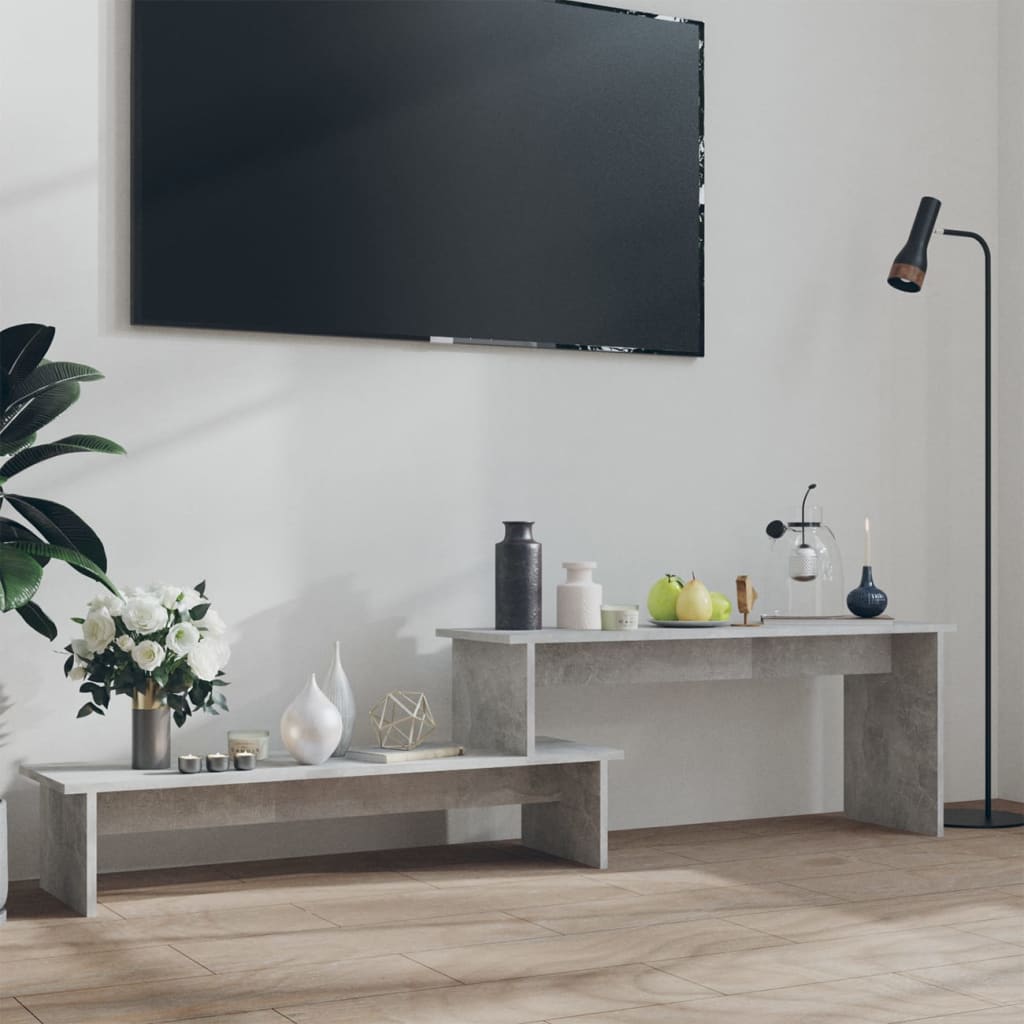 vidaXL Szafka pod TV, szarość betonu, 180x30x43 cm, płyta wiórowa