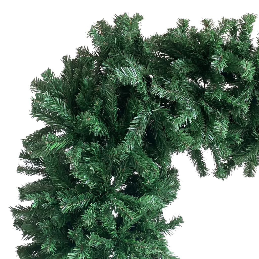 vidaXL Łuk świąteczny z girlandą, zielony, 240 cm
