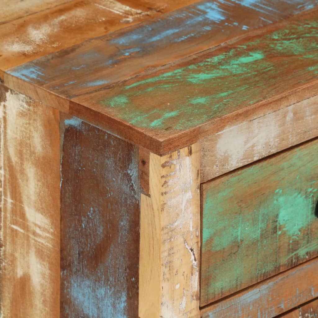 vidaXL Szafka nocna na kółkach, 40x30x57 cm, drewno z odzysku