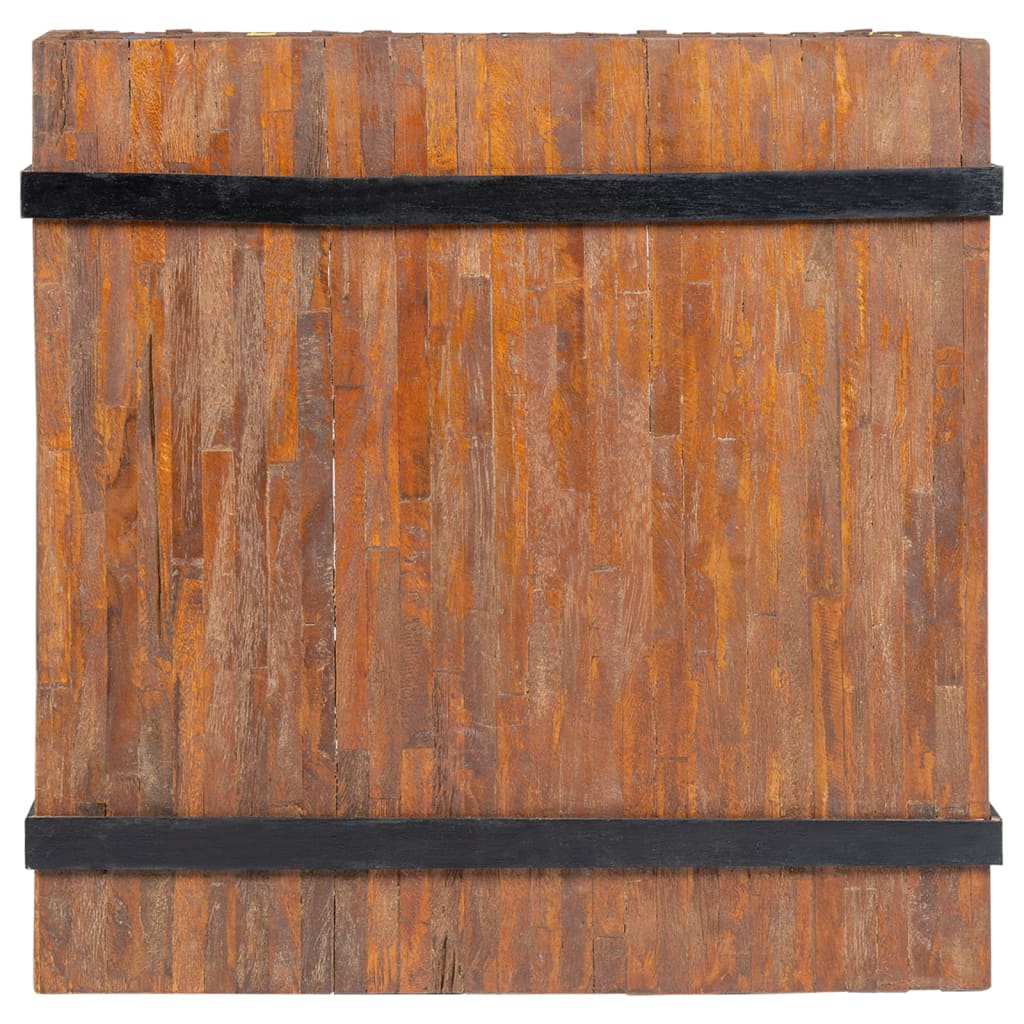 vidaXL Stolik boczny z drewna tekowego, 60 x 60 x 38 cm