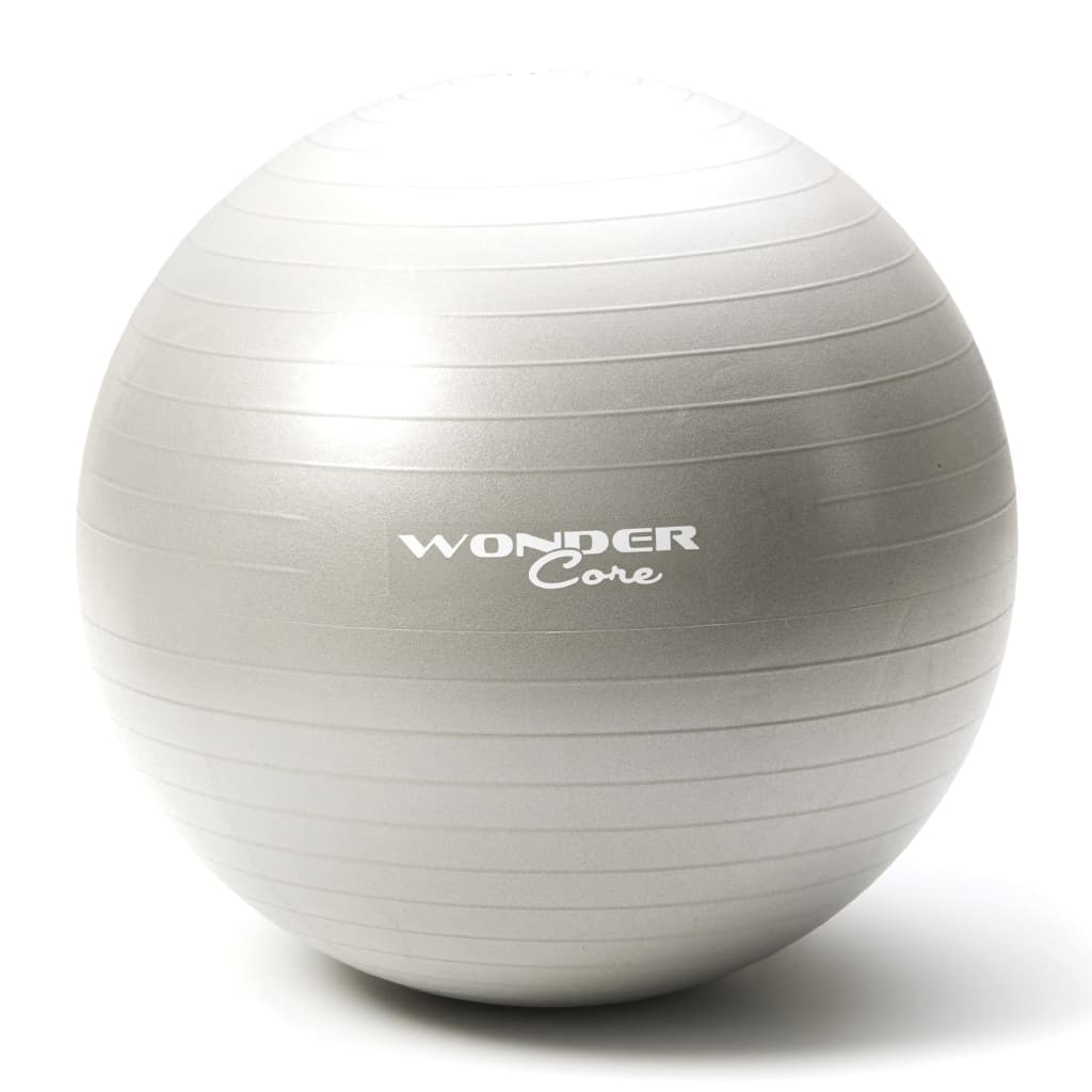 Wonder Core Piłka gimnastyczna, 75 cm, szara