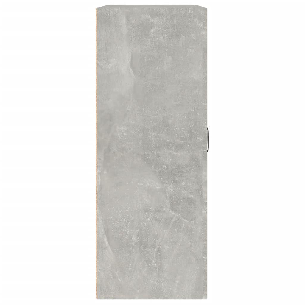 vidaXL Szafka wisząca, betonowa szarość, 69,5x32,5x90 cm