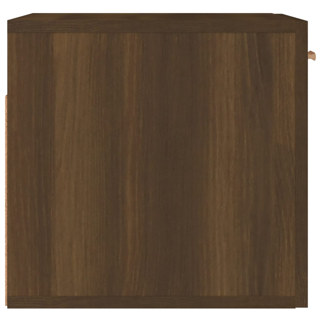 vidaXL Szafka ścienna, brązowy dąb, 80x35x36,5 cm