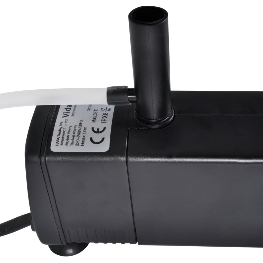 Pompa do akwarium z filtrem węglowym (600 l/h)