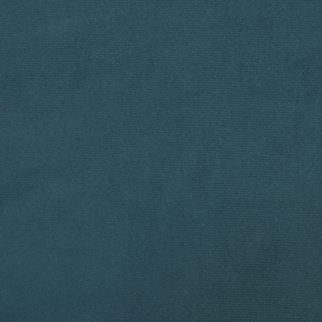vidaXL Podnóżek, niebieski, 78x56x32 cm, tapicerowany aksamitem