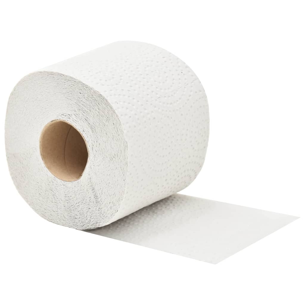 vidaXL 2-warstwowy papier toaletowy, tłoczony, 128 rolek, 250 listków