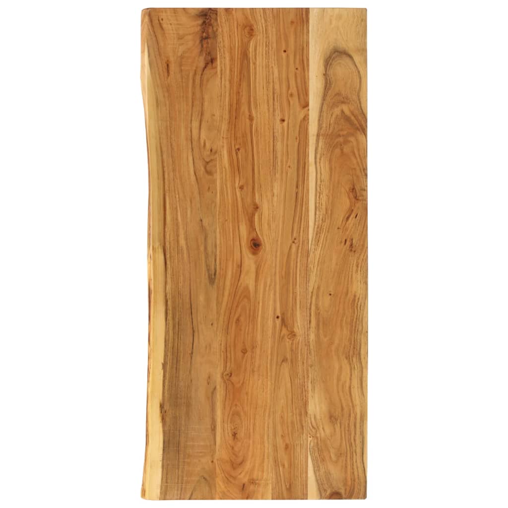vidaXL Blat łazienkowy, lite drewno akacjowe, 114x52x4 cm