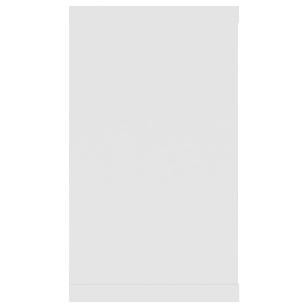 vidaXL Półki ścienne kostki, 6 szt., białe, 80x15x26,5 cm, płyta
