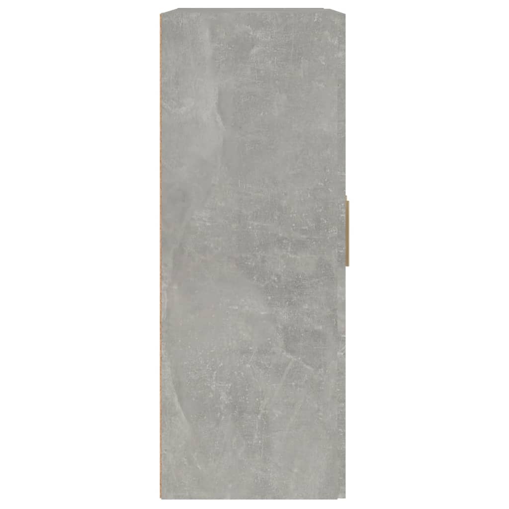 vidaXL Szafka ścienna, szarość betonu, 69,5x32,5x90 cm