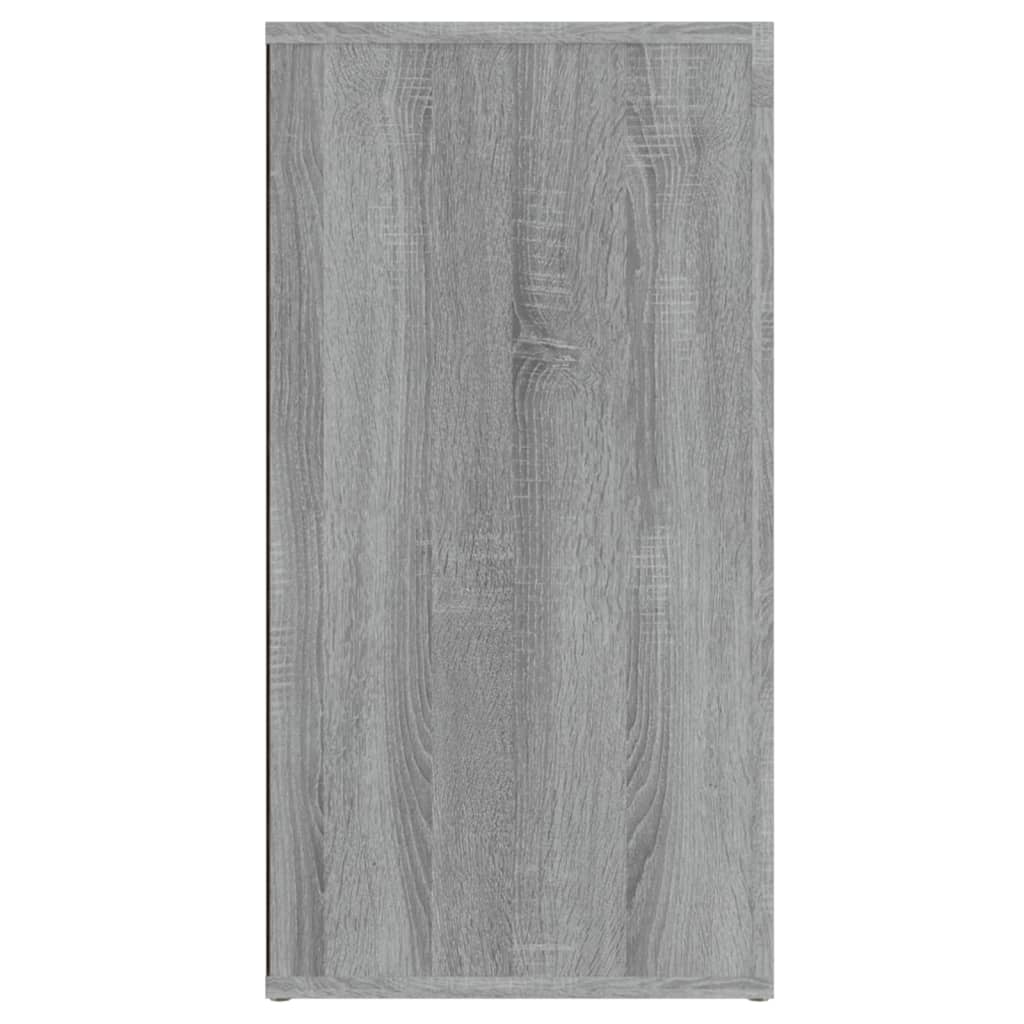 vidaXL Komoda, szary dąb sonoma, 120x36x69 cm, materiał drewnopochodny