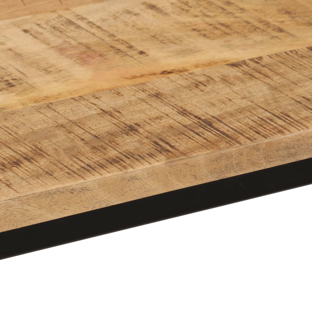 vidaXL Stolik konsolowy, 110x30x75 cm, surowe drewno mango i żelazo