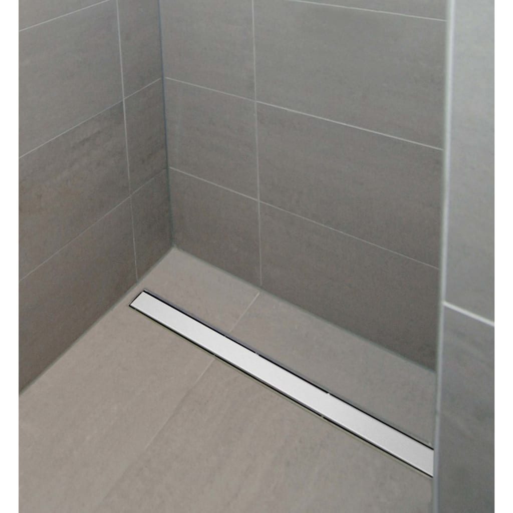 SCHÜTTE Odpływ prysznicowy z pokrywą ze stali nierdzewnej, 95,5 cm