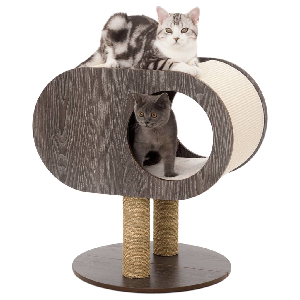 Jack and Vanilla Drzewko dla kota z kokonem Molly, 48x48x62 cm, szare