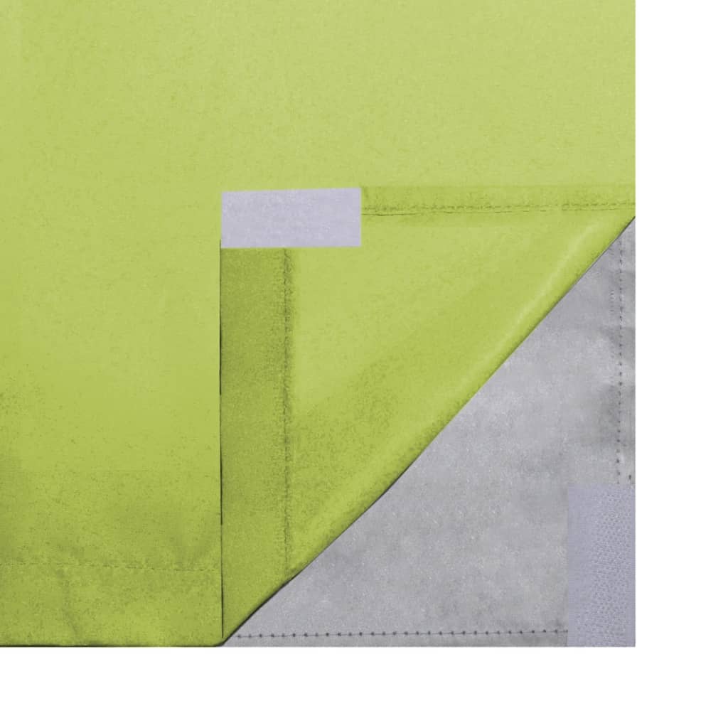 vidaXL Zasłony zaciemniające, dwuwarstwowe, 2 szt, 140x245 cm, zielone