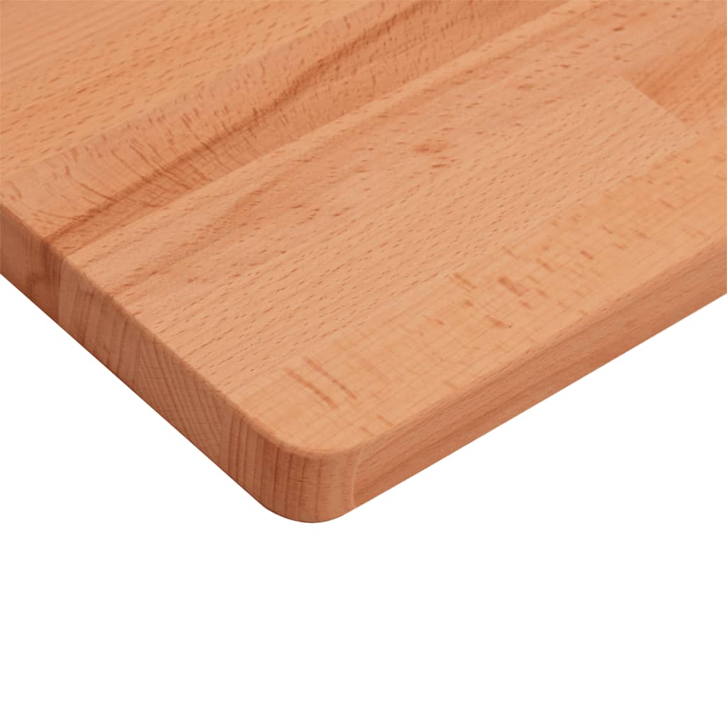 vidaXL Blat do stołu, 60x40x2,5 cm, prostokątny, lite drewno bukowe