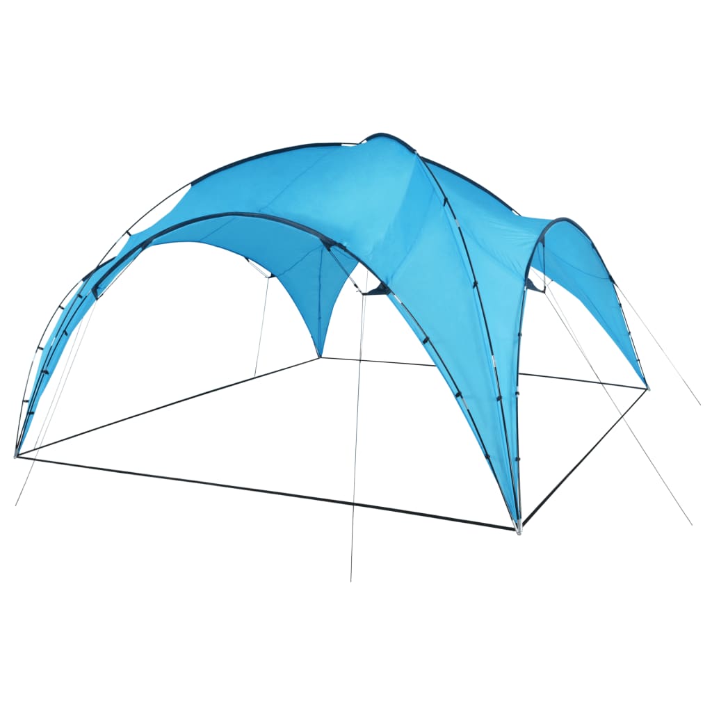 vidaXL Namiot imprezowy, łuk, 450x450x265 cm, jasnoniebieski