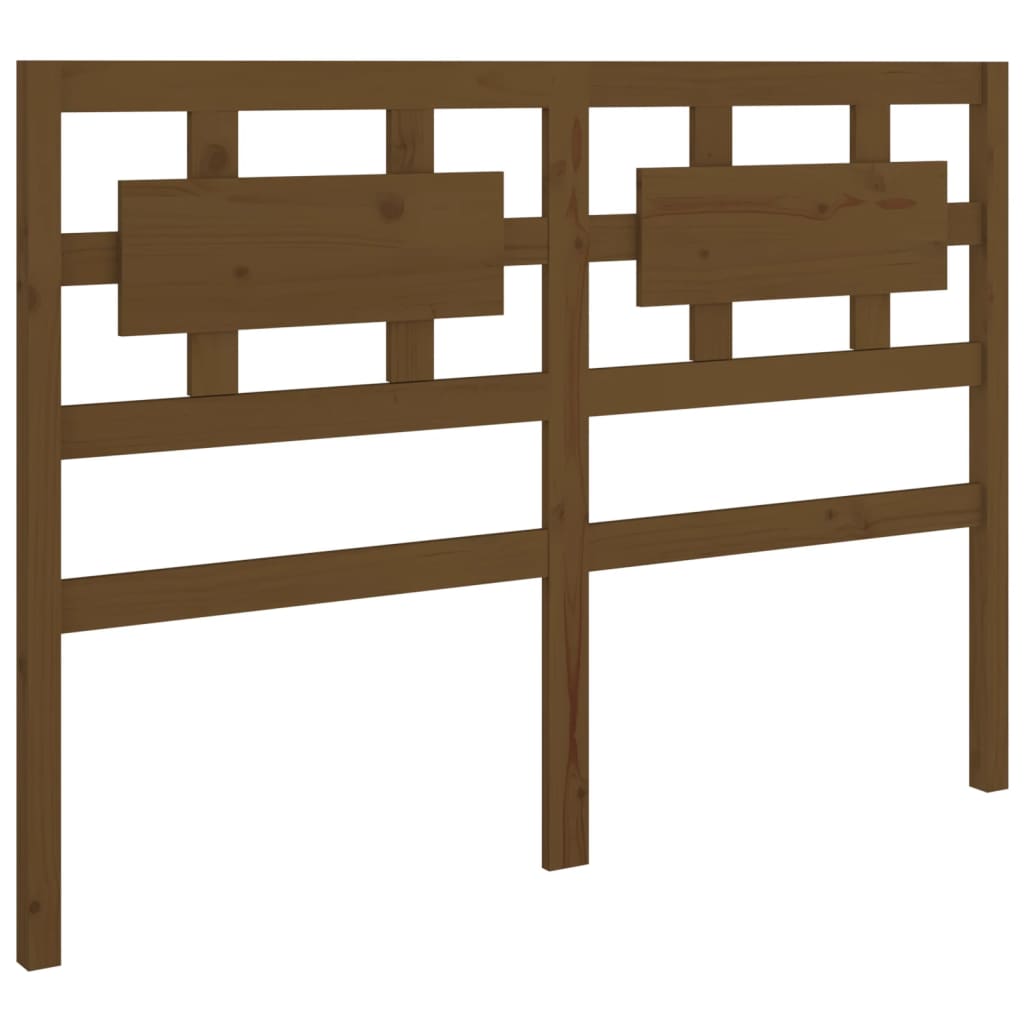 vidaXL Wezgłowie łóżka, miodowy brąz, 165,5x4x100 cm, drewno sosnowe