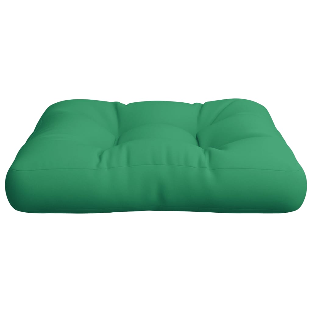 vidaXL Poduszka na paletę, zielona, 50x50x12 cm, tkanina