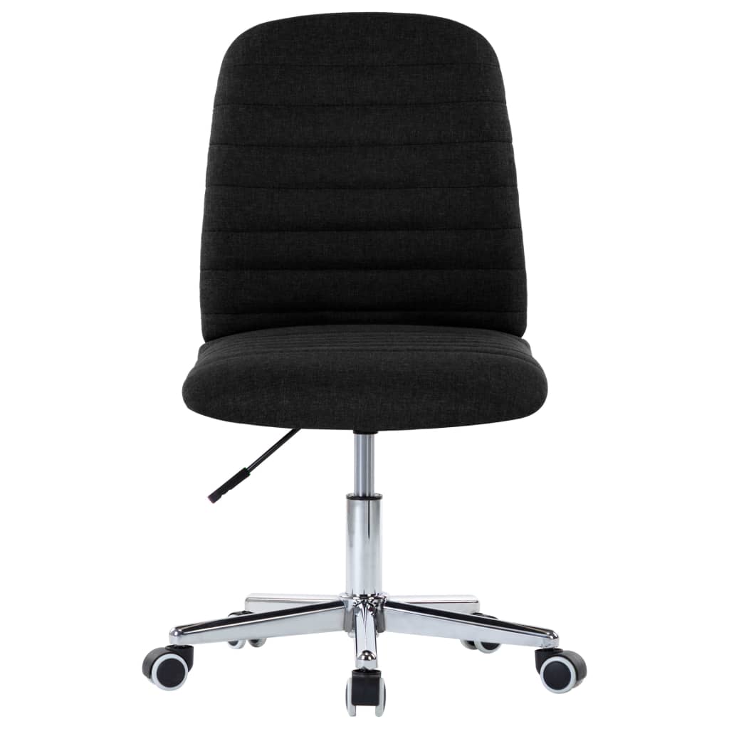 vidaXL Krzesła stołowe, 6 szt., czarne, tapicerowane tkaniną