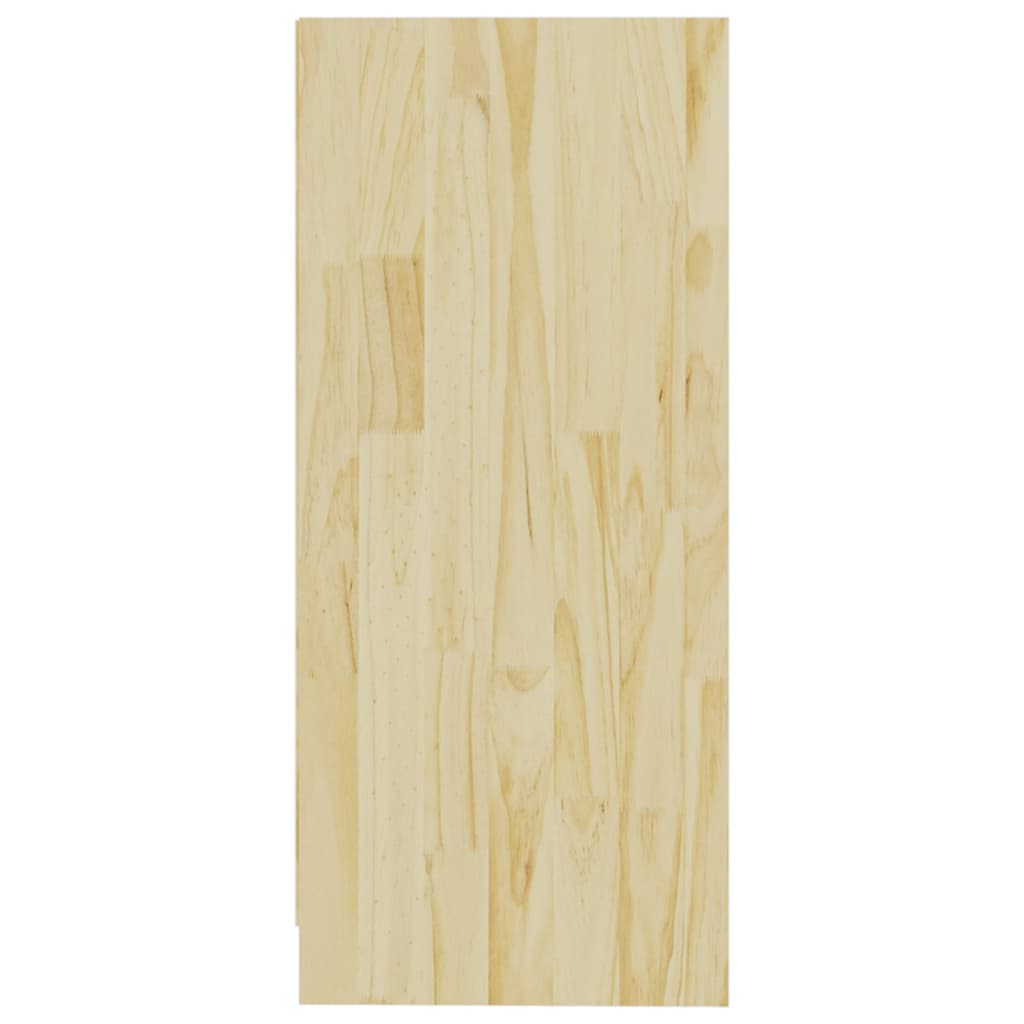 vidaXL Szafka boczna, 35,5x33,5x76 cm, lite drewno sosnowe