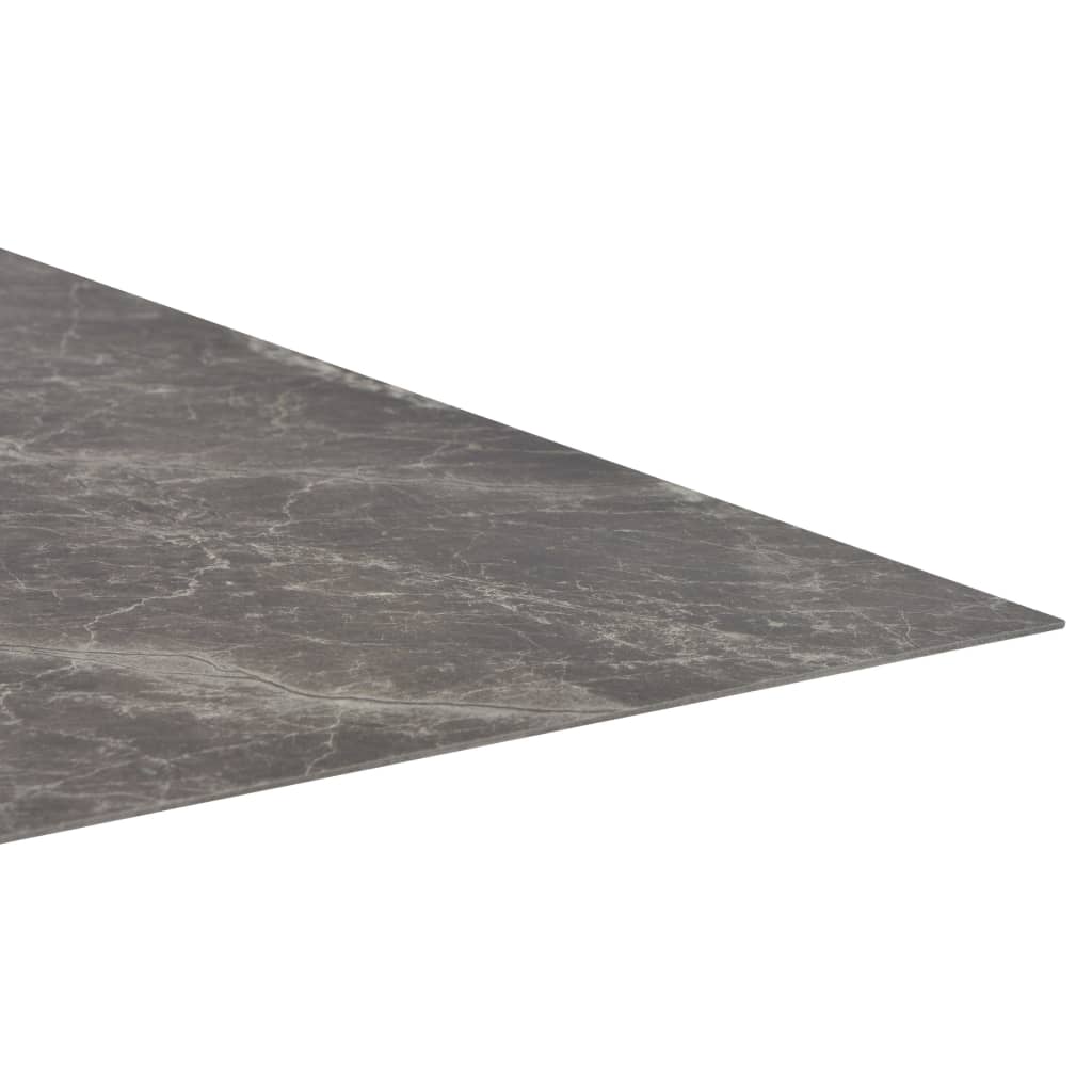 vidaXL Samoprzylepne panele podłogowe, 20 szt., PVC, 1,86 m², czarne