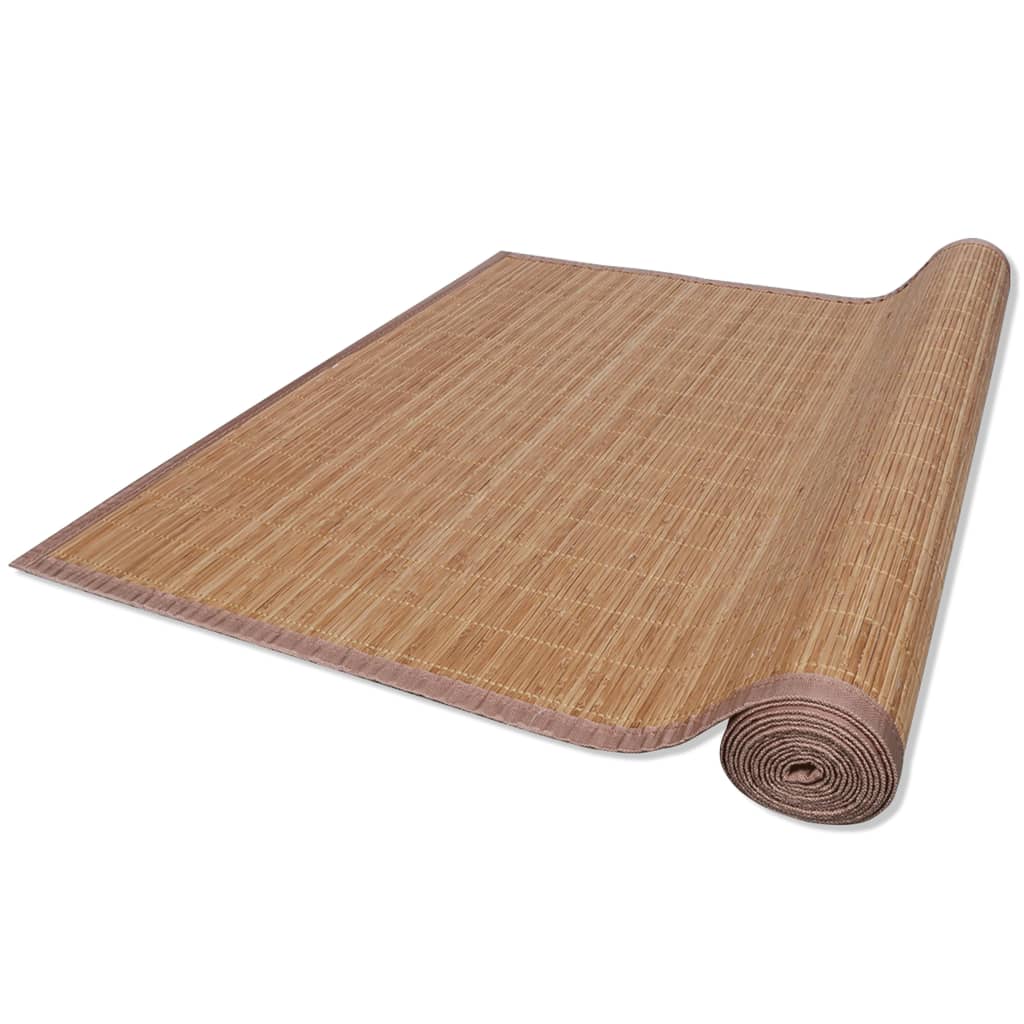 vidaXL Mata bambusowa na podłogę, 160x230 cm, brązowa