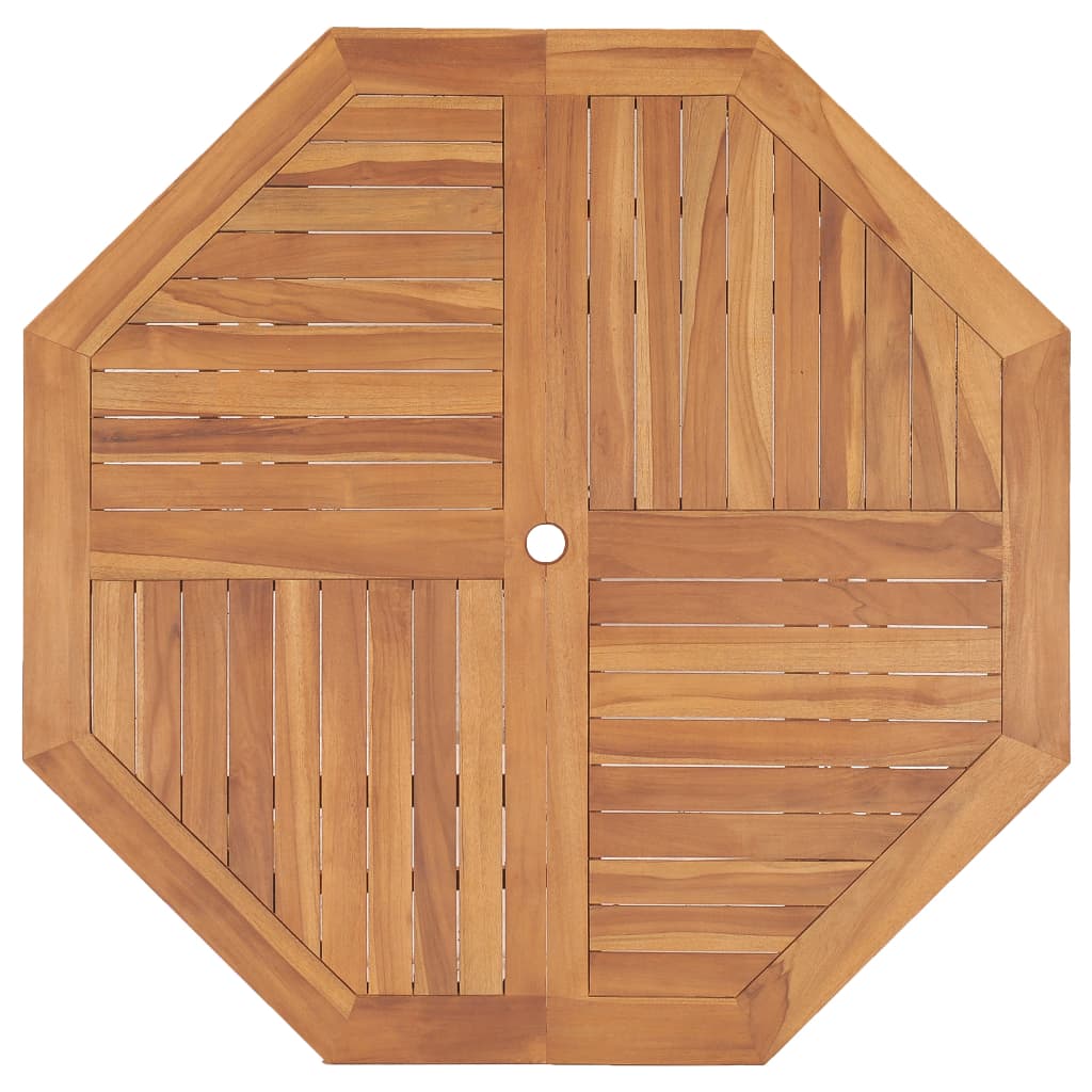 vidaXL Stół ogrodowy, 120x120x75 cm, lite drewno tekowe