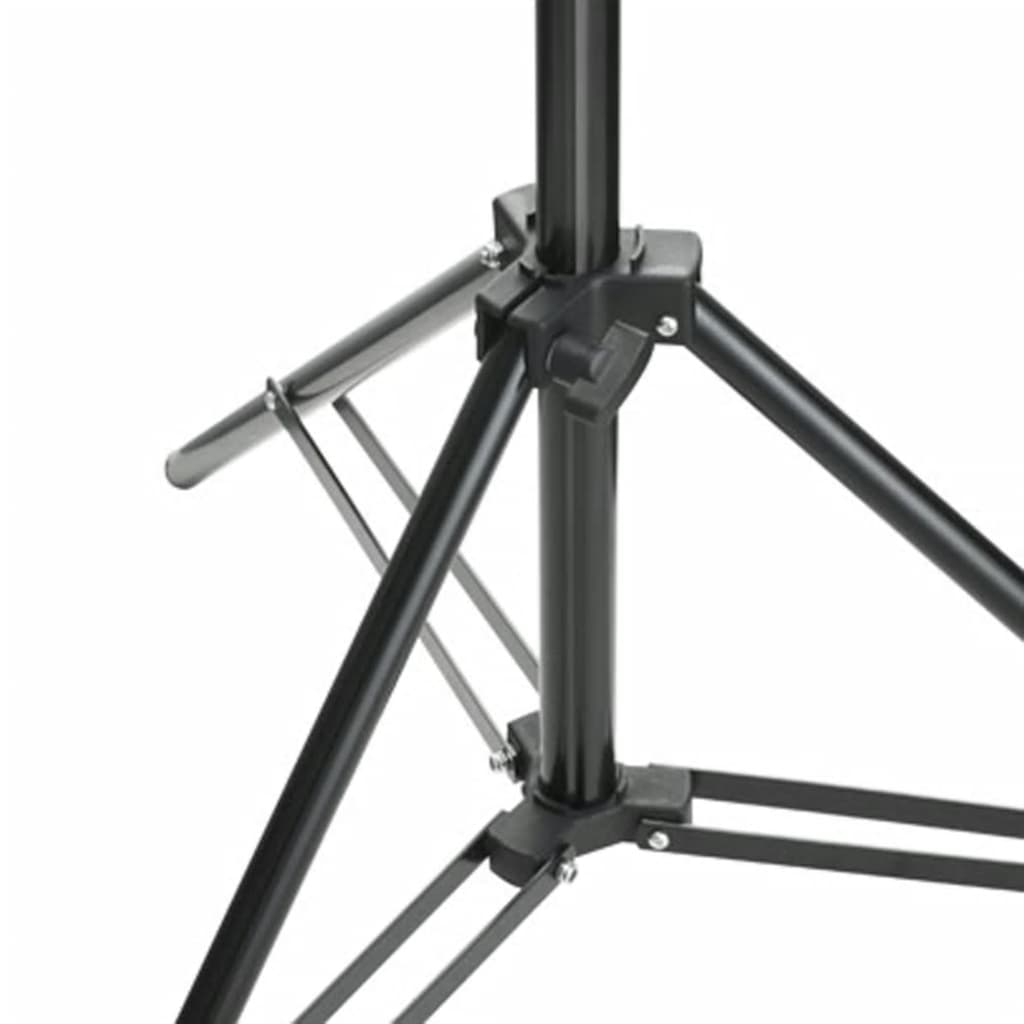 vidaXL Teleskopowy statyw do tła, 155-300 cm