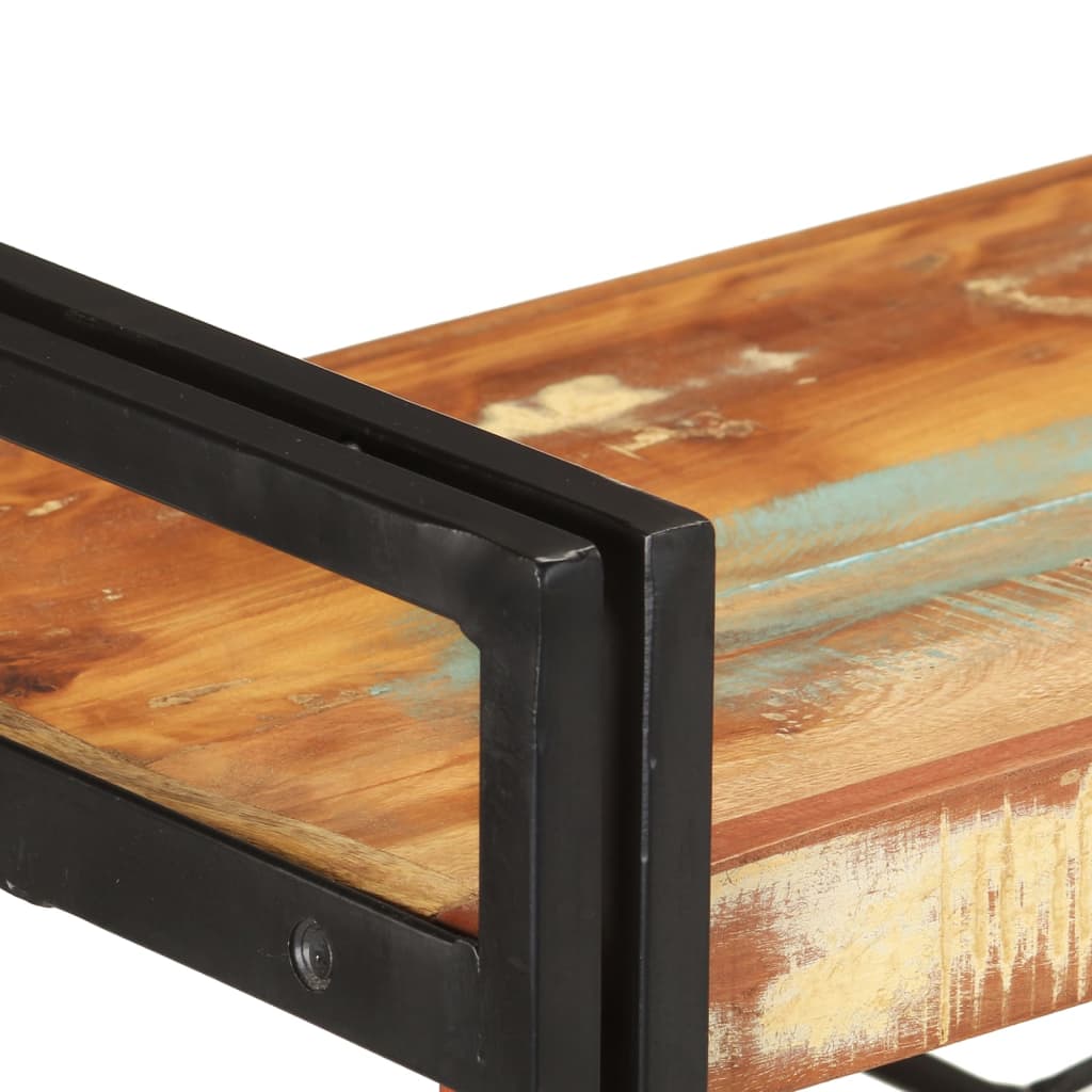 vidaXL Regał 3-poziomowy, 140x30x80 cm, lite drewno z odzysku