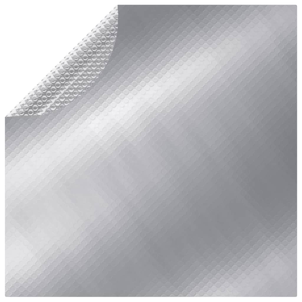 vidaXL Folia na basen, srebrna, 381 cm, PE