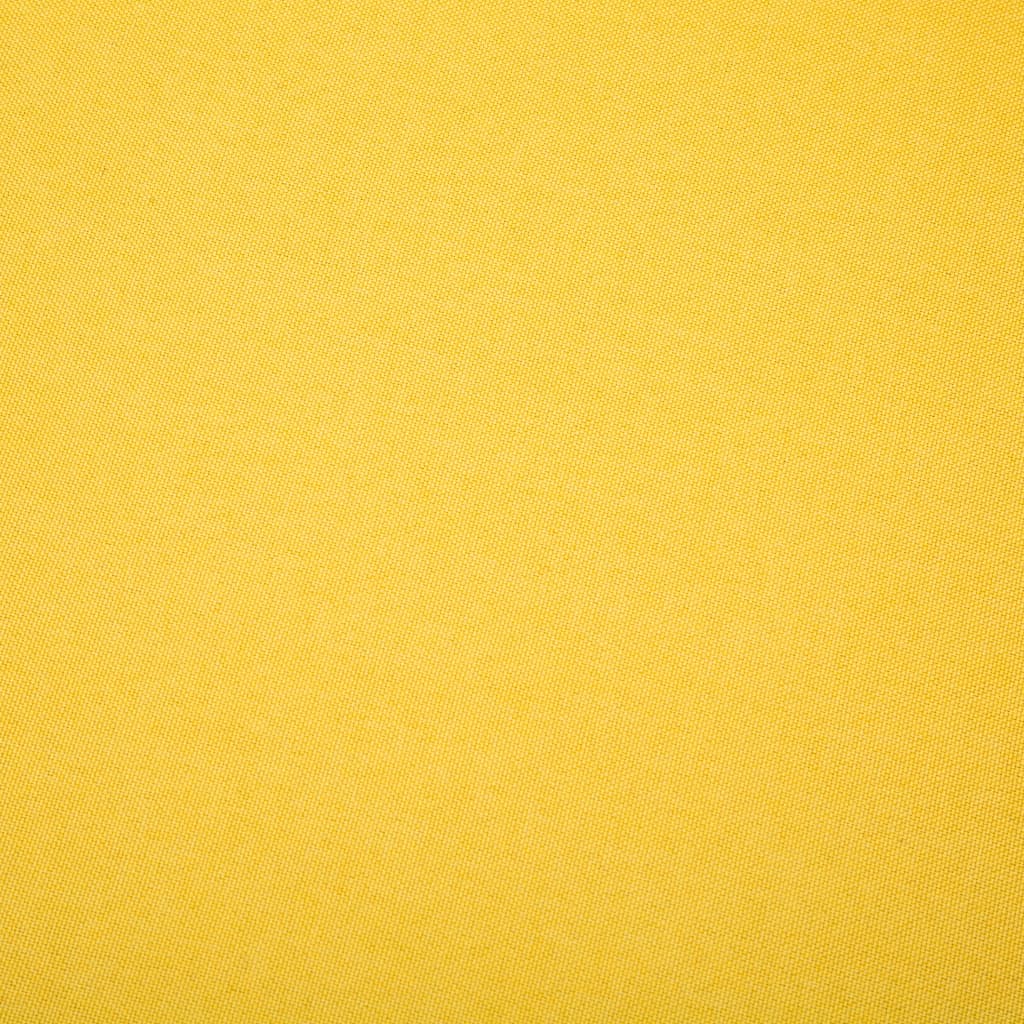 vidaXL Sofa z leżanką, obita tkaniną, 186 x 136 x 79 cm, żółta