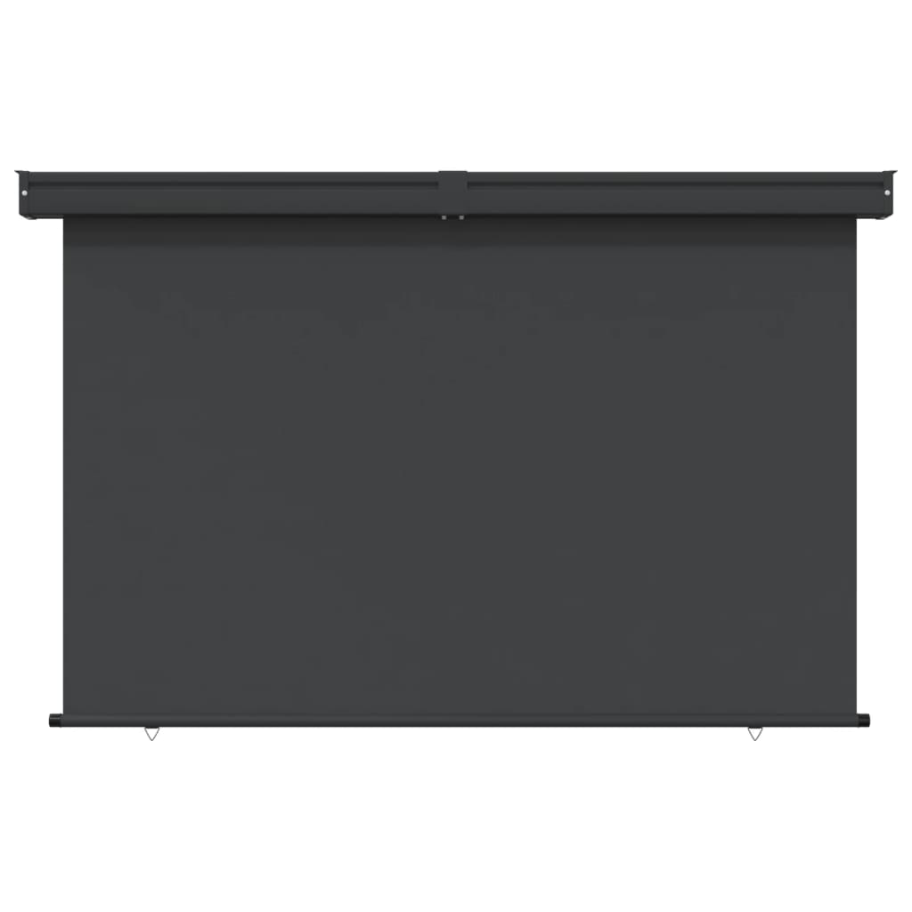 vidaXL Markiza boczna na balkon, 175x250 cm, czarna