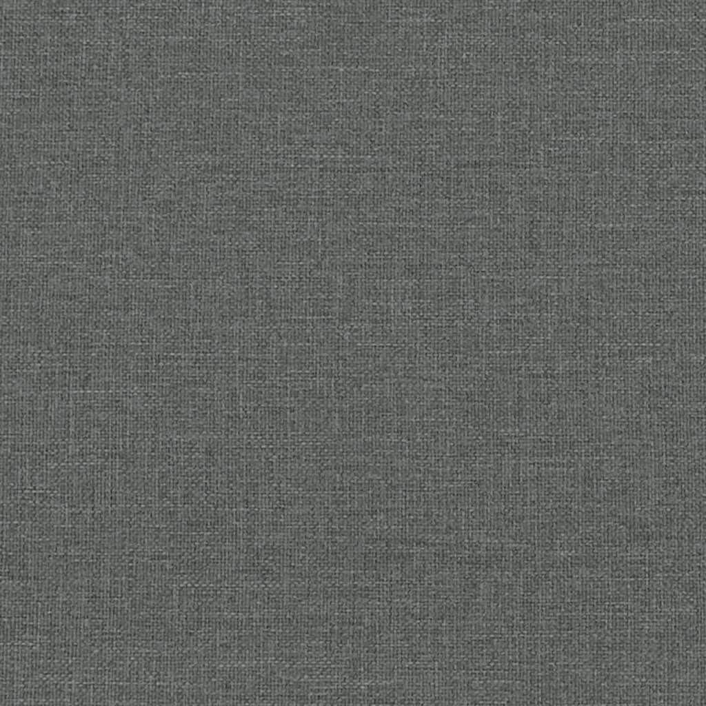 vidaXL Fotel, ciemnoszary, tapicerowany tkaniną