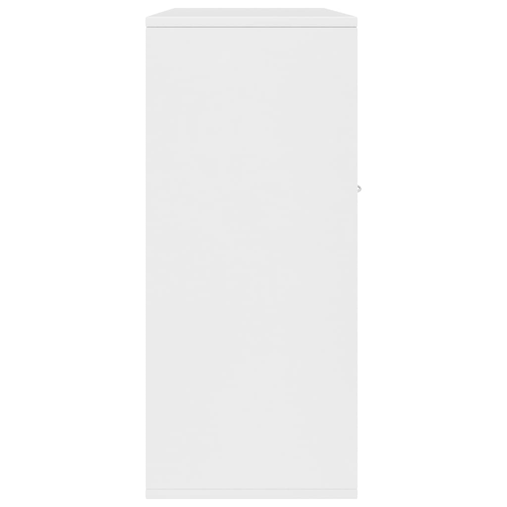 vidaXL Szafka, biała, 88x30x70 cm, materiał drewnopochodny