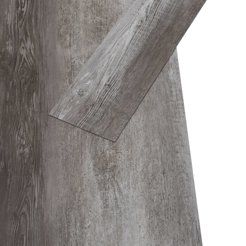 vidaXL Panele podłogowe PVC, 5,02m², 2mm, samoprzylepne drewno w paski