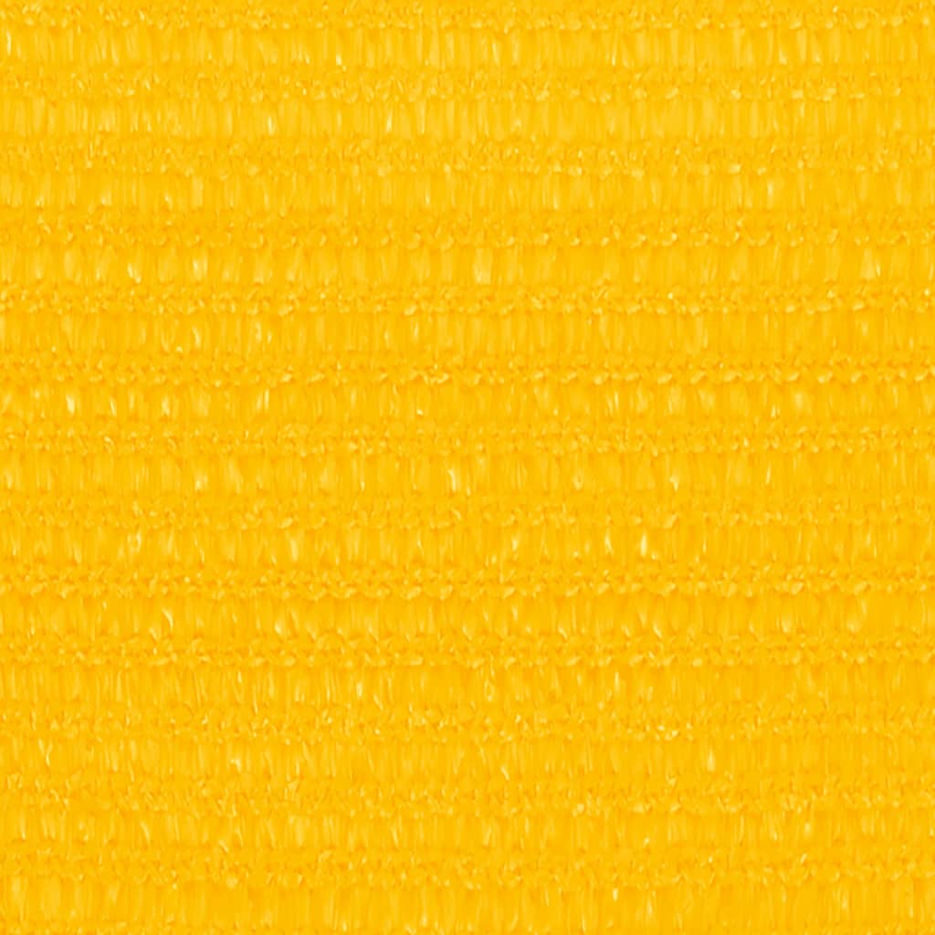 vidaXL Żagiel przeciwsłoneczny, 160 g/m², żółty, 2,5x4 m, HDPE