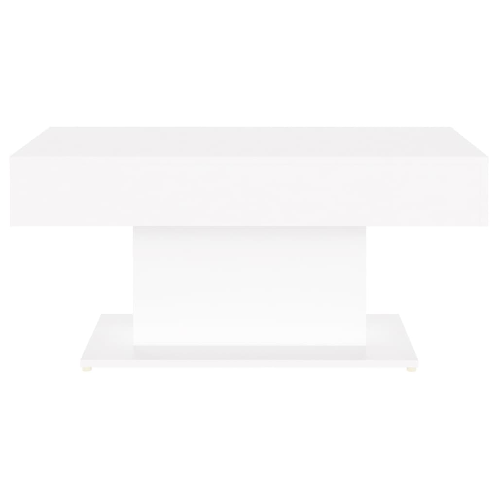 vidaXL Stolik kawowy, biały, 96x50x45 cm, płyta wiórowa