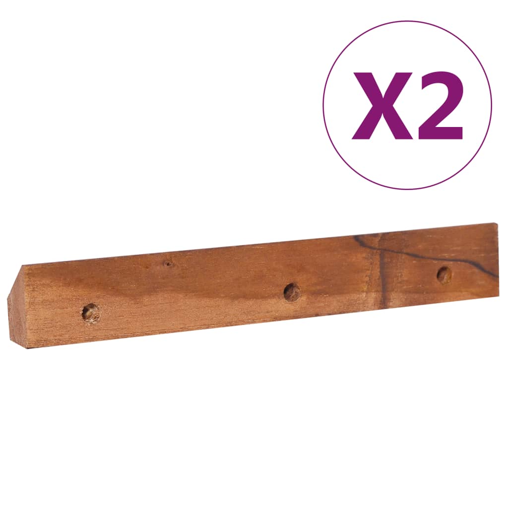 vidaXL Ścienna szafka na TV, 90x30x30 cm, lite drewno tekowe