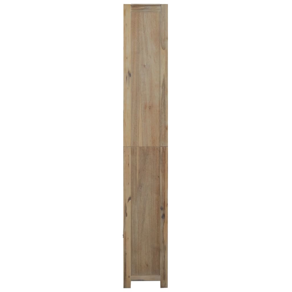 vidaXL Regał z 7 półkami, 80x30x200 cm, lite drewno akacjowe