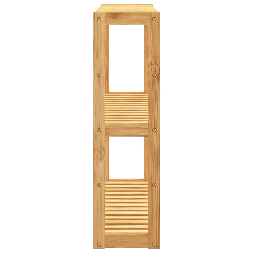vidaXL Ścienna półka łazienkowa, 3-poziomowa, 60x15x54 cm, bambus