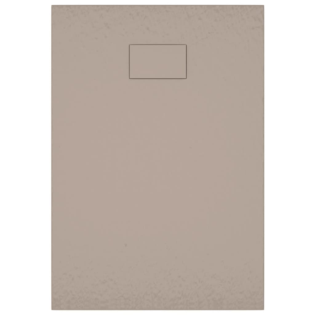 vidaXL Brodzik prysznicowy, SMC, brązowy, 100 x 70 cm