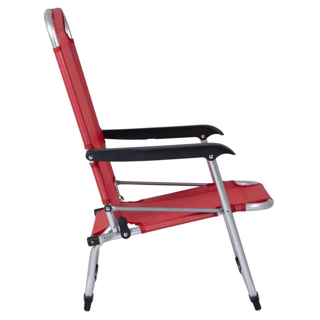 Bo-Camp Krzesło plażowe Copa Rio Lyon, czerwone