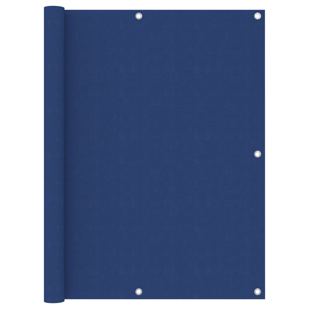 vidaXL Parawan balkonowy, niebieski, 120x300 cm, tkanina Oxford