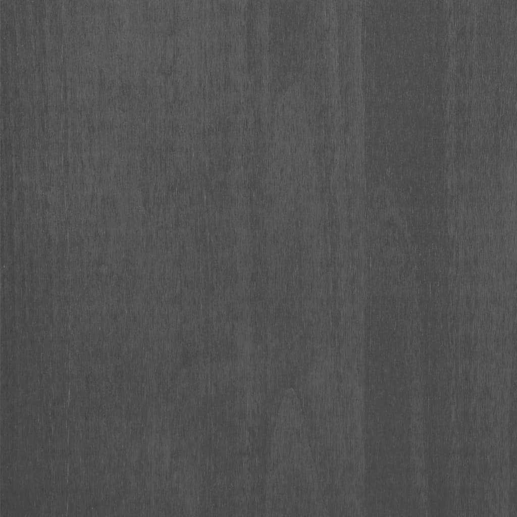 vidaXL Nadstawka HAMAR, ciemnoszara, 85x35x100 cm, lite drewno sosnowe