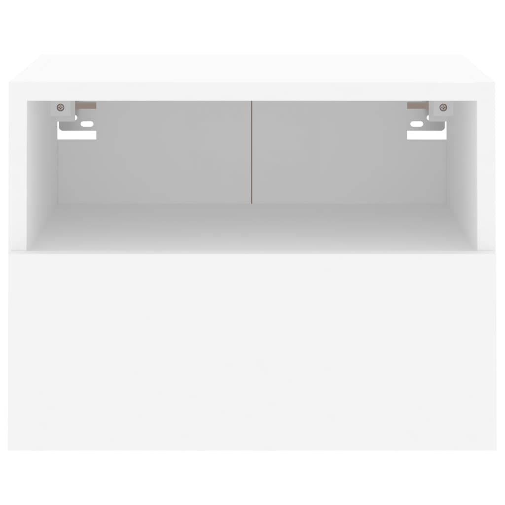 vidaXL Ścienna szafka TV, biała, 40x30x30 cm, materiał drewnopochodny