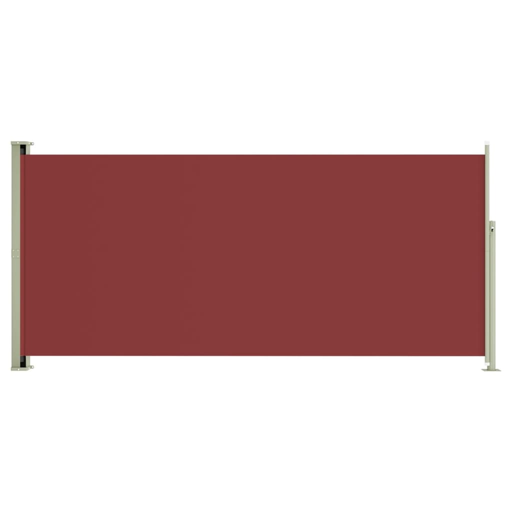 vidaXL Wysuwana markiza boczna na taras, 140 x 300 cm, czerwona