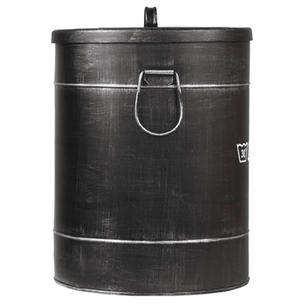 LABEL51 Pojemnik na pranie, 32x32x43 cm, M, antyczna czerń